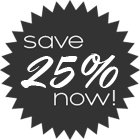 Save 20% Now!